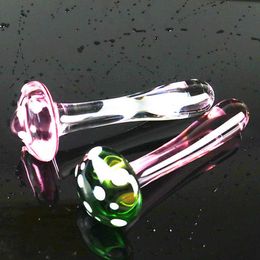 Beauty Items New Crystal Mushroom Penis Glass Men's Women's G-Spot Anal butt plug Beads Masturbation erotic Expander adults sexy toys Products