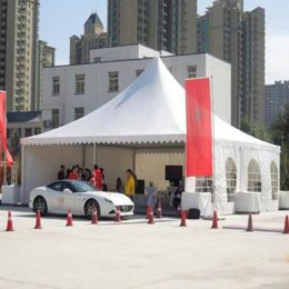 Customized exhibition outdoor activity steeple roof tent Please contact us for purchase