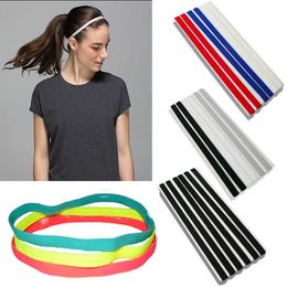 Yoga Hair Bands Sport Elastische Hoofdband Softbal Rubber Plastic Siliconen Haarband Bandage Op Hoofd Gum Voor Haar L221027