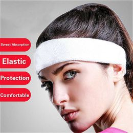 Yoga Hair Bands Indoor Sports Yoga Sweat Absorption Headband Men And Women Fashion Fitness Yoga Basketball Football Running Head Towel L221027