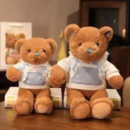 30/40CM Cute Teddy Bear with Clothes Plush Toys Lovely Animal Bears Pillow Nice Birthday Xmas Gift for Baby Girlfriend