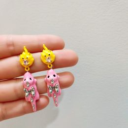 Dangle & Chandelier New Arrival Irregular Colourful Acrylic Long Drop Earring High-Quality Fashion Crystals Pendant Earrings Jewellery for Women