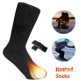 Sports Socks Heated Winter Thermal USB Electric Heating Men Women Outdoor Sport Camping Skiing Cycling Warmer