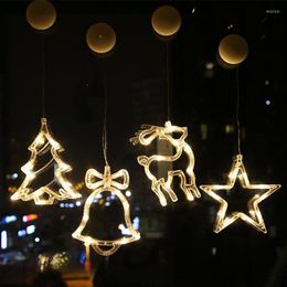 Weihnachtsdekorationen Suchme Dekorative Neuheit Hängeleuchten Weihnachtsbaum Schneemann mit Saugnapf für Innenfenster Weg Terrasse Schlafzimmer47