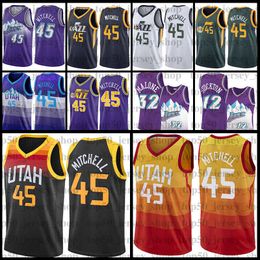 Basketball Donovan Mitchell s Jersey Rudy Gobert Ricky 3 Rubio Karl 32 Malone John 12 Stockton Mike 10 Conley Kyle 26 Korver