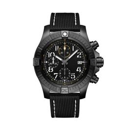 Mens Watch silver Black Case More Colour Dial Canvas Leather New Super 1884 Men Watches Quartz Chronograph Stainless Steel Sapphire Crystal