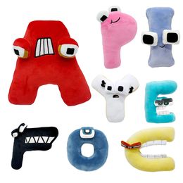 Creative Funny Letter Figure Custom PLush Dolls Alphabet Lore Stuffed Plushies Educational Toys for Kids