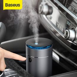 Other Home Garden Baseus Car Air Humidifier Aroma Essential Oil Diffuser for Purifier USB Fogger Mist Maker Detachable Humidification 221027