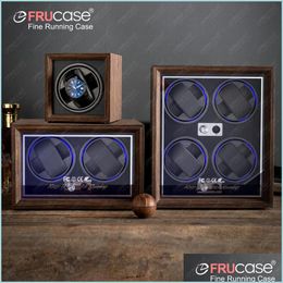 Other Home Storage Organisation Frucase Watch Winder For Matic Watches Box 220429 Drop Delivery 2022 Home Garden Housekee Organiza Dhnft