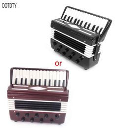 112 Dollouse Wooden Accordeion Miniature Musical Instruments Collection H10096151015