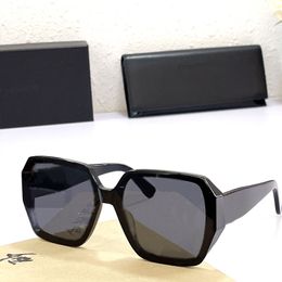 2022 Women Sunglasses Men Summer SLM57S protection UV400 vintage shielded lenses square integral full matte frame fashion glasses random box