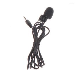 Microphones 102cm Long Wired Handsfree 3.5 Mm Stereo Jack Mini Car Microphone External Mic For PC DVD GPS Player Radio Audio