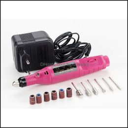 Nail Art Kits Mini Electric Sander Grinding Hine Pen Sanding Am Nail Polishing Tools High Quality Art Kits Drop Delivery 2022 Health Dhodi