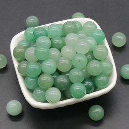 Natural 8/10/16/18/20mm Green Aventurine Non-porous-ball Round Loose Gemstone Crystal Ball Diy Non-porous Stone Beads Ball