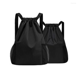 Outdoor Bags Sports Drawstring Backpack Large Capacity Gym Bag For Men Folding Waterproof Cycling Football Basketball Fitness