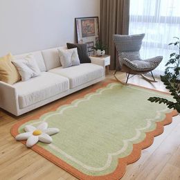 Carpets Simple Irregular Living Room Large Area Carpet Girly Bedroom Decor Plush Studio Lounge Rug Thickened Non-slip Floor Mat