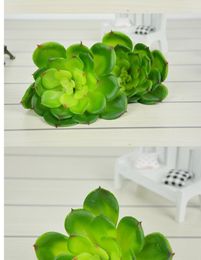 Decorative Flowers A012 For Home Decoration Simulation Of Artificial Green Plants Succulents Interior Plastic Plant Jewel Lotus