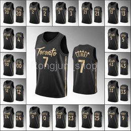 75th Anniversary Diamond Basketball Jerseys 2021/22 Stitched Mens Kyle Lowry Serge Ibaka Pascal Siakam OG Anunoby Norman Powell Fred VanVleet