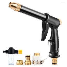 Watering Equipments Portable High-Pressure Water Gun Cleaning Car Wash Machine Garden Hose Nozzle Sprinkler Foam Thread Quick Connector