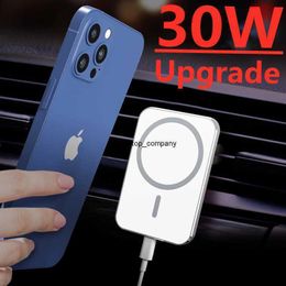 Fast Charge 30w Qi Magnetic Wireless Car Charger for iphone 12 13 Mini Pro 12pro Max Charging Chargers Phone Mount Holder