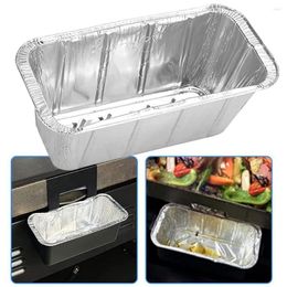 silver linings NZ - Storage Bottles Silver Color 10Pcs Useful BPA Free Foil Tray Tin Grease Linings Strong Bearing