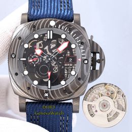 Limited Edition Luxury Mens Designer Watches Import 2555 Mechanical Self-Winding Automatic Movement Watch 47mm 904L Steel Case Rubber Strap Super Luminous