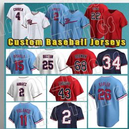 Luis Arraez Carlos Correa Baseball 22 Miguel Sano Twins Jerseys Minnesota Byron Buxton Jorge Polanco Rod Carew Gio Urshela Max Kepler Sano Taylor Rogers Nelson Cruz