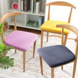 Chair Covers 10 Color Plus Size Cushion Cover Home Universal Jacquard Elastic Thickened Dining Table And 1pc