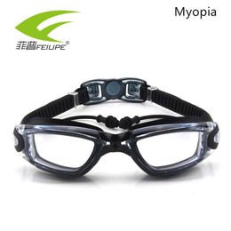 goggles Professional Optical Swimming Goggles for Men Myopia Anti-fog Diopter Glasses With Earplug Women Water Sports Eyewear L221028