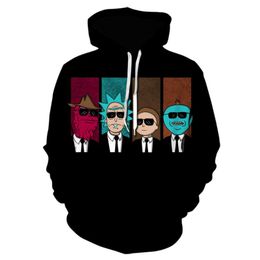 T Shirts Men's 90S Cartoon Collage 3D Printing Funny Anime Fashion Cute Hoodie Sweatshirt Boys And Girls Casual Spring Autumn 748