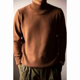 Men's Hoodies MY-0011 RedTornado Super Top Quality Heavy Thick Mans Big Cosy Flexible Merino Wool Warm Pullover