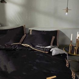 Bedding Sets Black Designer Duvet Cover Queen Size Bed Comforters Set Covers Sheet Pillowcases