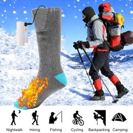 Sports Socks 2200mAh Electric Heating With Rechargeable Warm Elastic Healthy For Indoor And Outdoor Activities