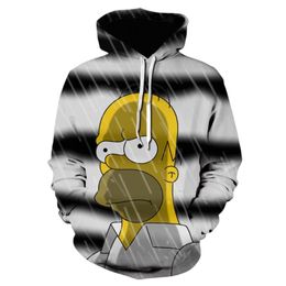 Shirts Men's T 90S Cartoon Collage 3D Printing Funny Anime Fashion Cute Hoodie Sweatshirt Boys And Girls Casual Spring Autumn 183