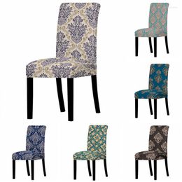 Chair Covers European Floral Print Cover Dustproof Anti-dirty Removable Office Protector Case Chairs Living Room Accent
