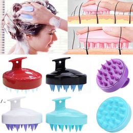 Mini Silicone Scalp Massage Comb Magic Hair Brushes Soft Combs Shampoo Brush Comb Head Massager Health Care JNC205