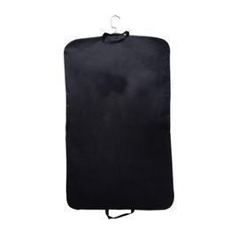 Black Garment Storage Dustproof Bags Travel Duty Moving Bags Large Capacity Hanging Clothes Bag For Shirts Waterproof Fabric Suit Covers