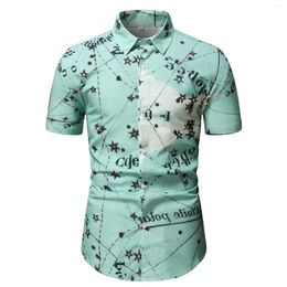 Men's Casual Shirts Men's Short Sleeve Male For Mens Star Printed Luxury Man Designer Clothes Hawaiian Fashionable Elegant Fashion 2022