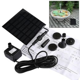 Garden Decorations Solar Fountain Water Pump Pond Waterfall Outdoor Bird Bath Landscape Gardern Decoration