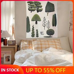 Tapestries Lovely Trees Tapestry Wall Hanging Plants For Aesthetic Home Decor Dorm Bedroom Background Cloth Art Blanket