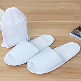 Textile New Simple Slippers Men Women Hotel Travel Portable Folding House Disposable Home Guest Indoor Size Dimensions RRA316