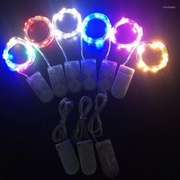 Strings Waterproof Fairy Light Copper Wire LED String Lights Battery Powered 1M 10LED Garland Christmas Wedding Party Decoration Lamp