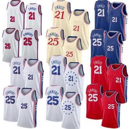 2021 2022 basketball jersey Men Joel Embiid Ben Simmons The swing man sewed and embroidered