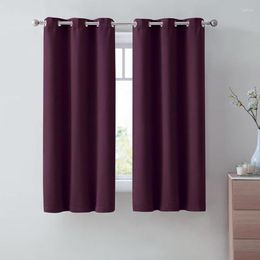 Curtain Solid Colour Blackout Curtains For Kids Child Bedroom Korean Style Window Voile Tulle Living Room