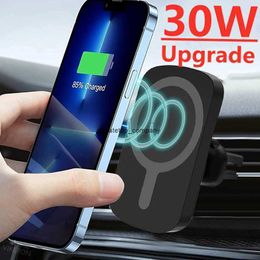 Fast Charge 30w Wireless Car Charger for iphone 13 12 Pro Max Mini Qi Charging Station Stand