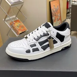 Amirii Shoe With Box Designer Shoe Skel Top Low Bones Hi Amirirs Shoe Sneakers Skeleton Amire Shoe Blue Green Grey Red White Black Brown Couple Original 35-46 895