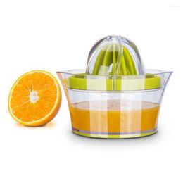 Juicers 14-Ounce Manual Juicer Citrus Lemon Juice Extraction Orange Squeezer Handheld With Built-in Measuring Cup And Anti-Slip Reamer