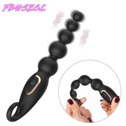 Sex toy s masager Toy Massager Fbhsecl Anal Beads Vibrator Training 7 Frequency for Women Prostate Stimulator Pull Ring Plug Butt M1PW FU8R QJ1C