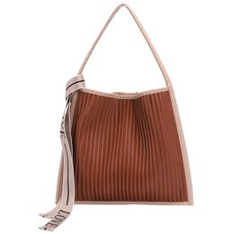 Korean Version Bags Of Fashion Large capacity Bag Women's HBP Autumn New Pleated Tote Bag Simple Shoulder Underarm Wallets Soft Bread