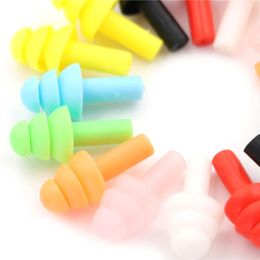 10pcs Ear Plugs Sound insulation Waterproof Silicone Ear Protection Earplugs Anti-noise Sleeping Plug For Travel Noise Reduction